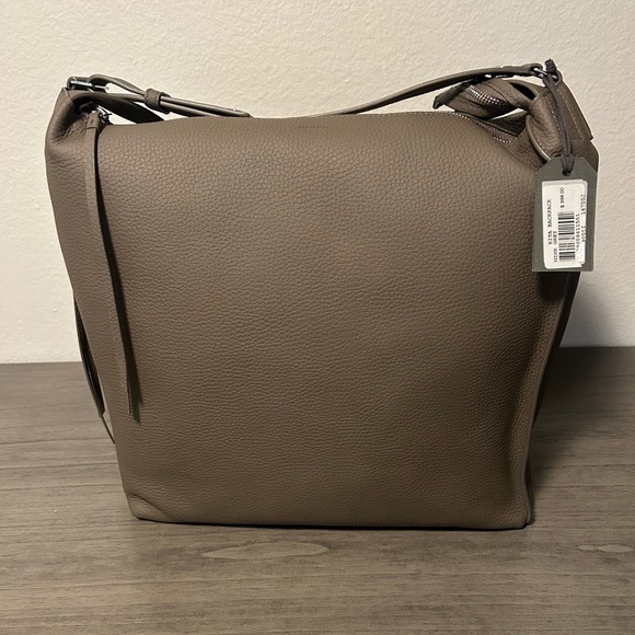 All Saints Handbags - ALLSAINTS Leather Kita Convertible Backpack mink grey or black